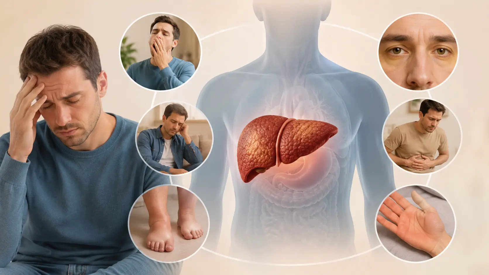 أعراض تليف الكبد المبكرة